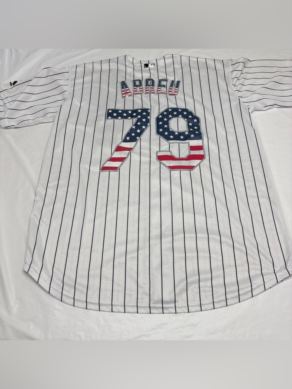 Majestic Chicago White Sox Jose Abreu #79 4th Of July Patriotic Jersey Men’s L